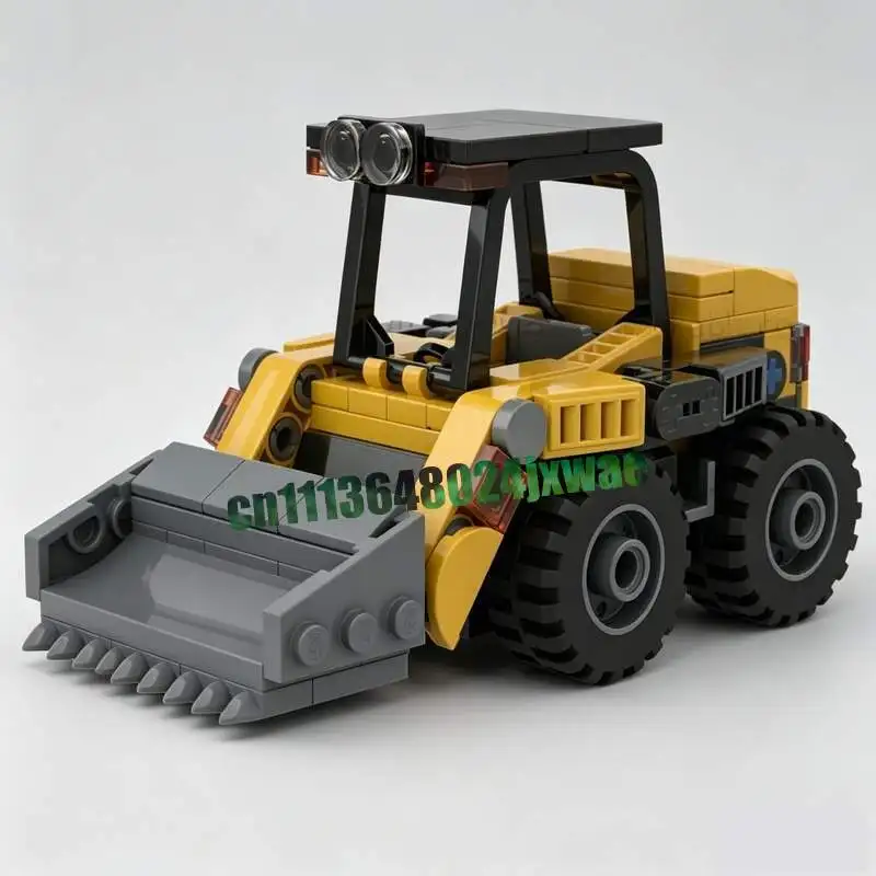 170PCS Skid Steer Loader MOC Model Custom Puzzle Construction Vehicle DIY Creative Assembly Building Blocks Toy Collection Gift