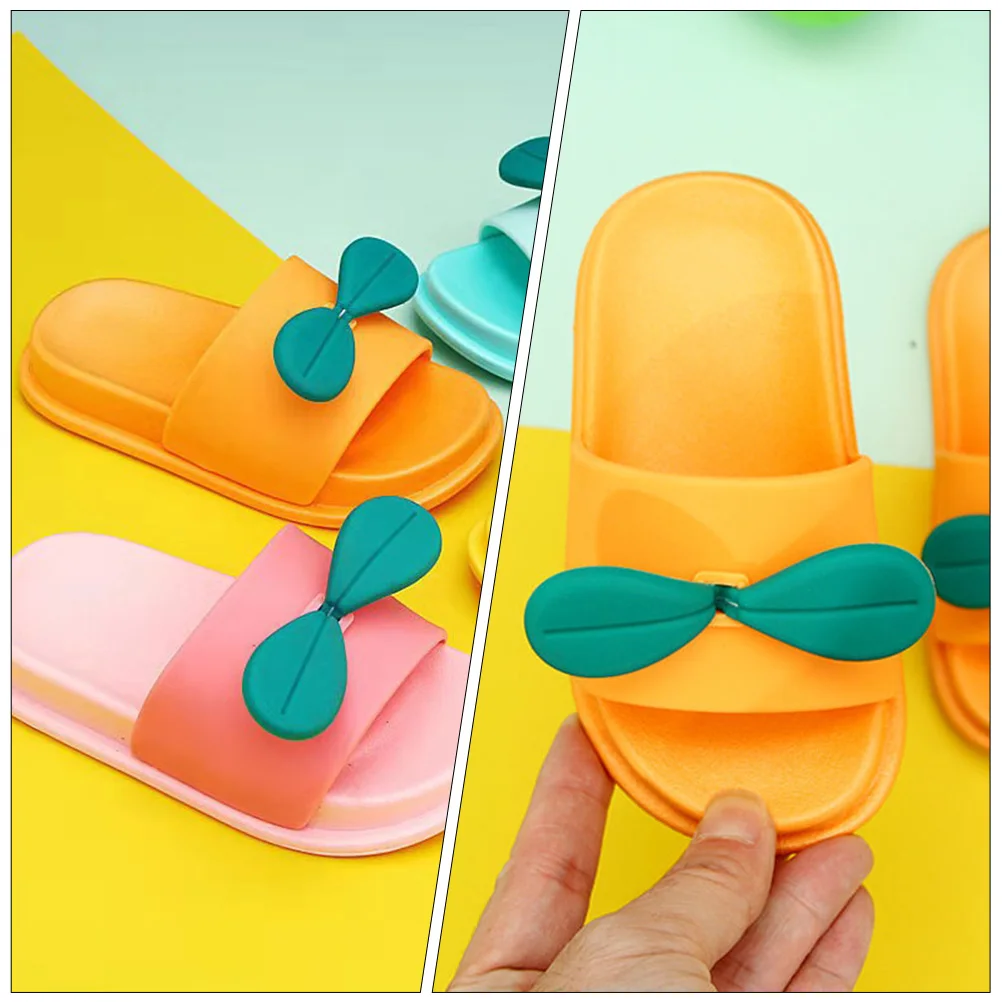 

1Pair Children Soft Sole Slippers Durable Lightweight Non-Slip Breathable Kids Lovely Comfortable