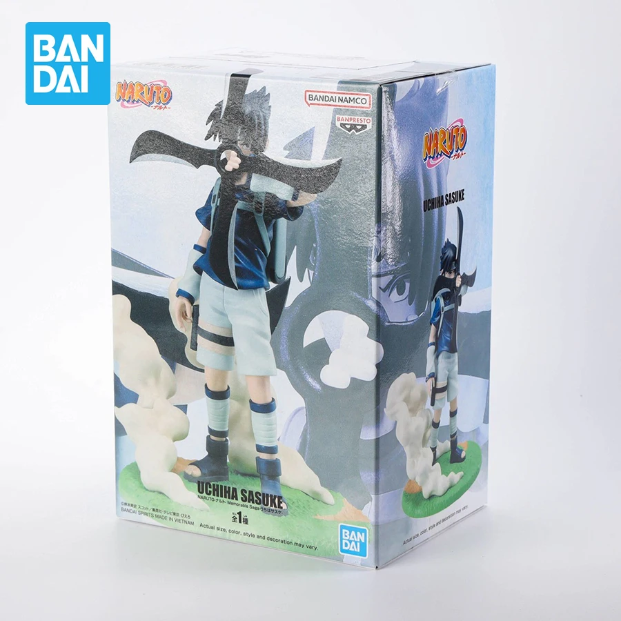 

Banpresto Naruto Action Figures Memorable Saga Uchiha Sasuke Anime Figurines 120mm Figurals Collectible Model Toys
