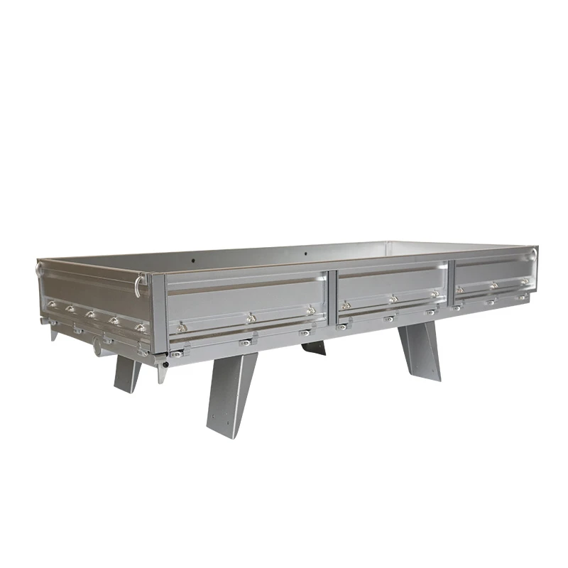 مقصورة معدنية محاكاة JDM-158-K ل 1/14 Zetros مركبة يتم التحكم بها عن بُعد على الطرق الوعرة شاحنة جرار مقطورة صندوق البضائع لعبة نموذج ترقية أجزاء