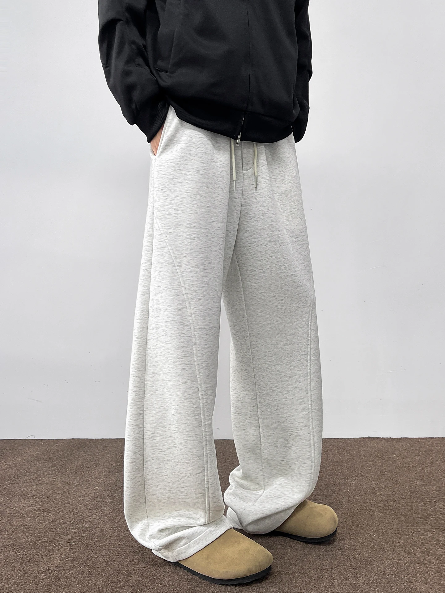 

Мужские повседневные брюки прямого кроя в американском стиле, свободные, дышащие, удобные, для весны и осени, из плотной ткани