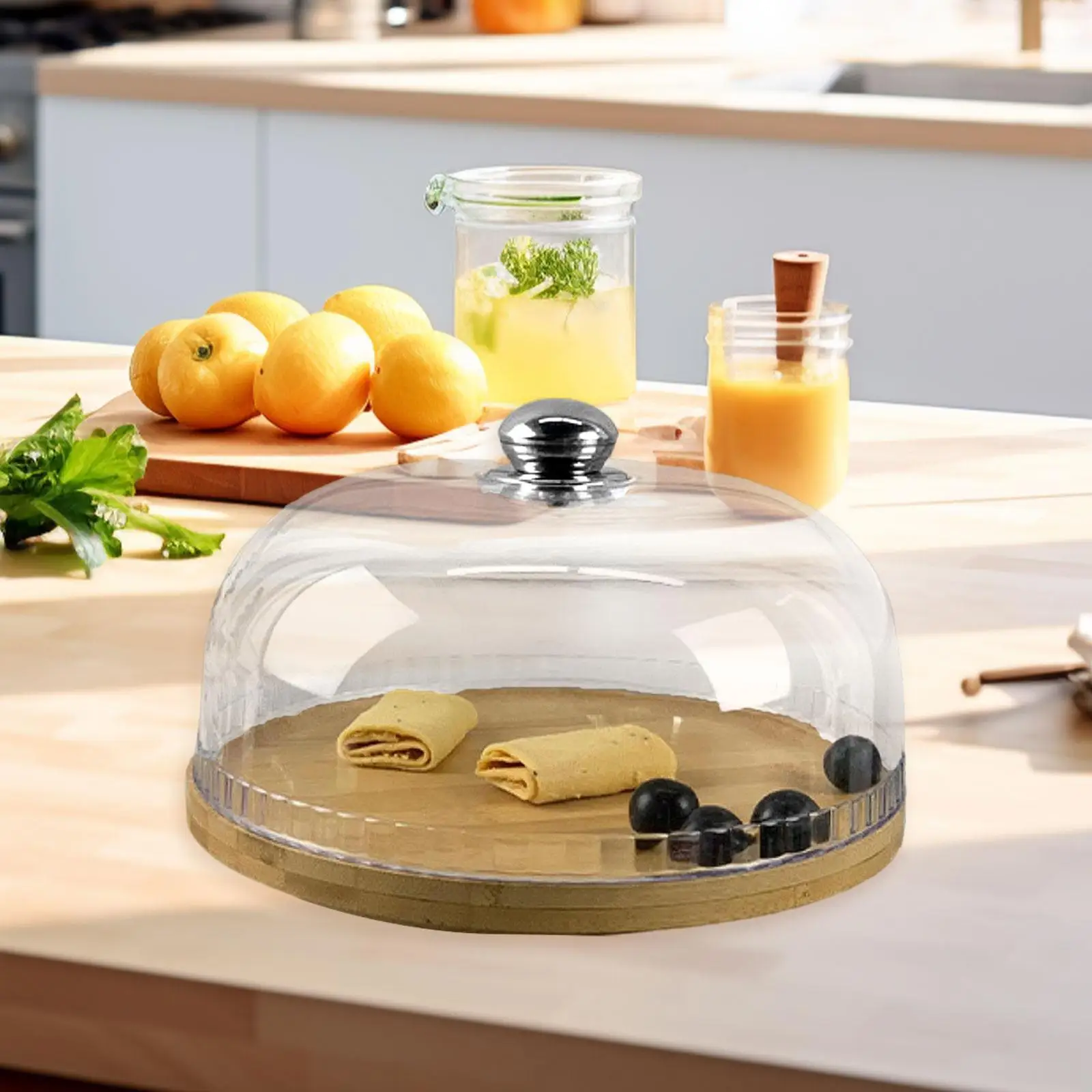 Lightweight Plastic Dome Cover Food Tent Cake Lid for Desserts Table Buffet and Outdoor Use