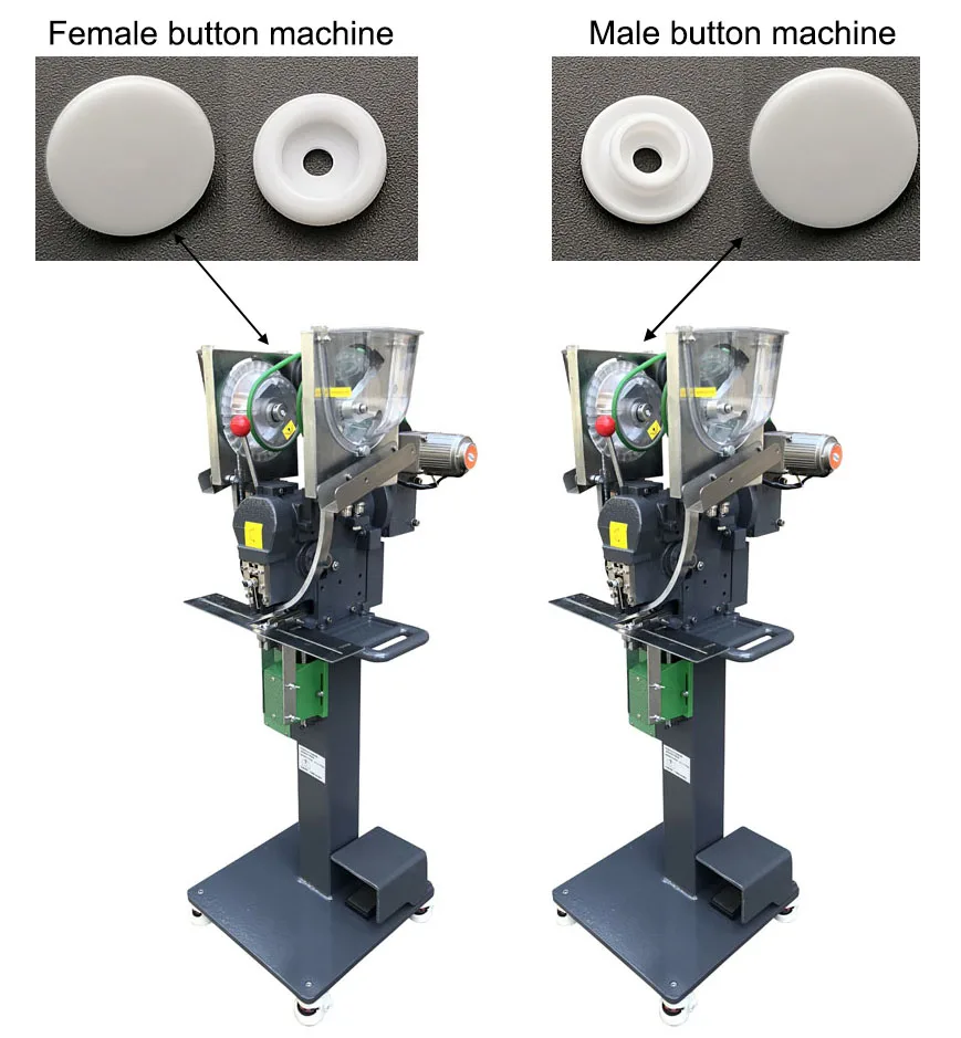 For *# JZ-989N2 Servo Motor With PLC Control Automatic Plastic&Prong Snap Button Fastening Machine For Baby Clothes