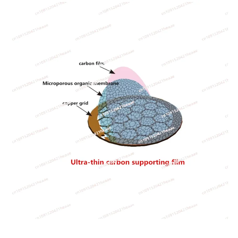 Suitable for  200-300 Section Copper Mesh Ultra-thin Carbon Film  Carrier Mesh Support Membrane