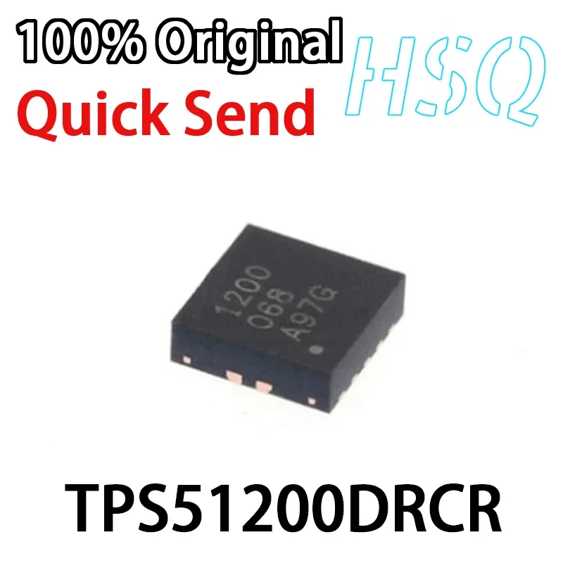1PCS TPS51200DRCR SON-10 Screen Printed 1200 Power Regulator Chip
