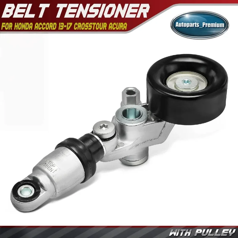 

Belt Tensioner with Pulley for Honda Accord 2013-2017 Crosstour Acura MDX RLX 311705G0A01, 311705G0A02 39331