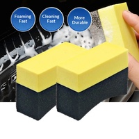 1/5/10pcs Auto Cleaning Sponge Brush Set for Car Wheel Tire Wash Wipe Water Suction Sponge Pad Wax Polishing Tyre Brushes Tools