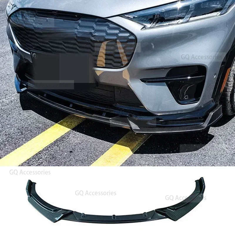 Nuovo! Gonne anteriori per Ford Mustang Mach-E Splitter paraurti Spoiler Lip 2021 2022 Body Kit superficie in carbonio