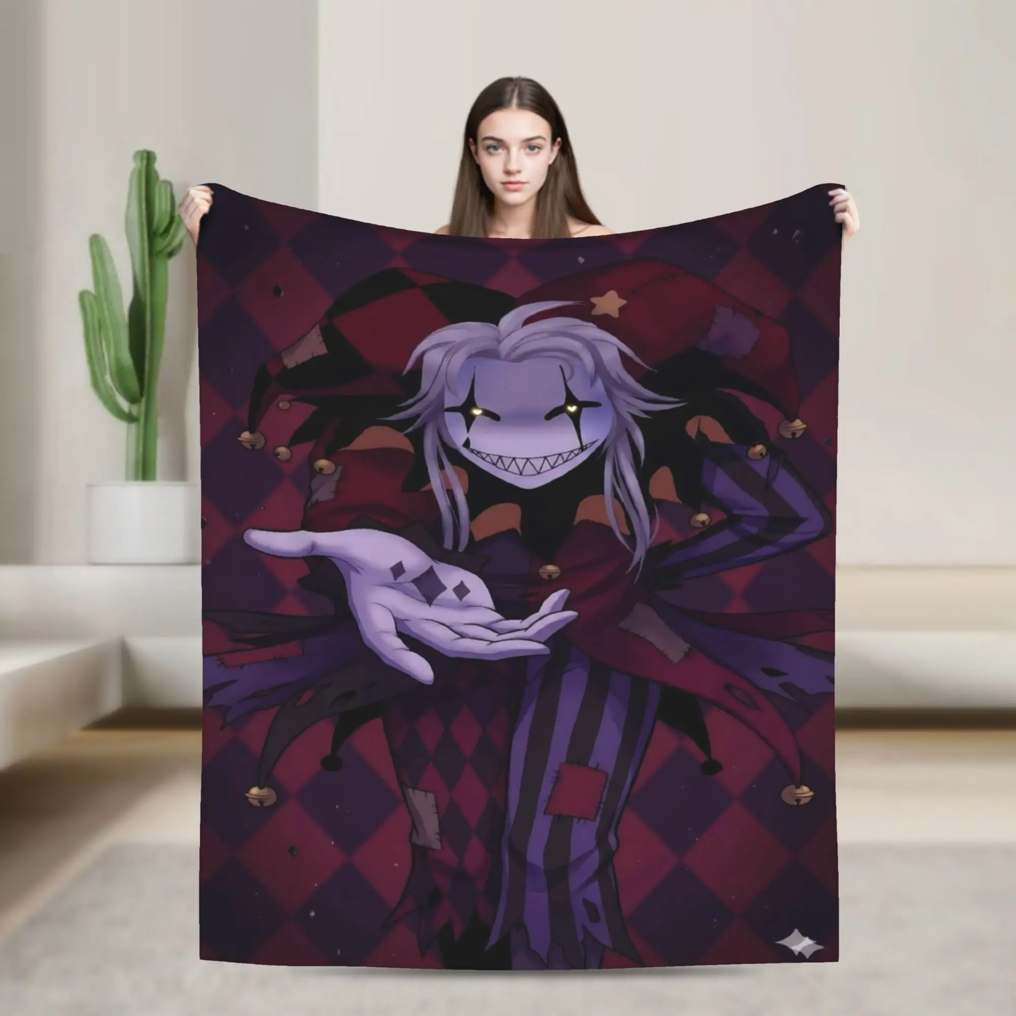 Pierrots The Freak Circus Accessories Blankets Ultra-Soft Flannel  Throw Blanket Relax Bedspreads