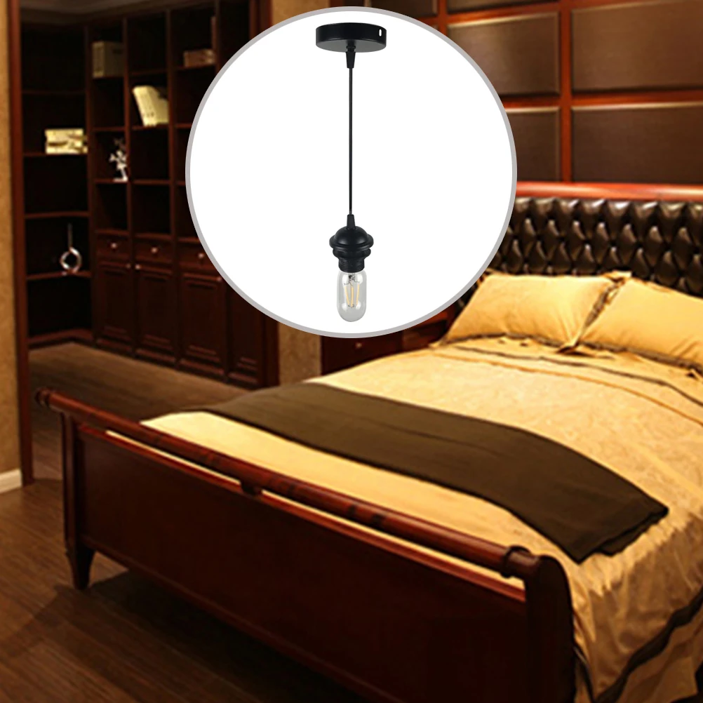 

Retro Industrial Style Black Finish Iron Chandelier Pendant Light for Dining Kitchen Foyer Staircase Entryway Vintage Decor LED