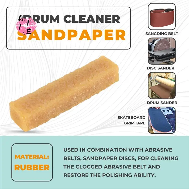 

A11E-Abrasive Cleaning Glue Stick Sanding Belt Band Drum Cleaner Sandpaper Cleaning Eraser For Belt Disc Sander