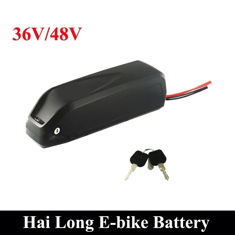 

Top! 36V 48V 10Ah 12Ah 15Ah 20Ah Electric Bike Battery Hailong 18650 Cells Pack Powerful Bicycle Lithium Battery USB Port