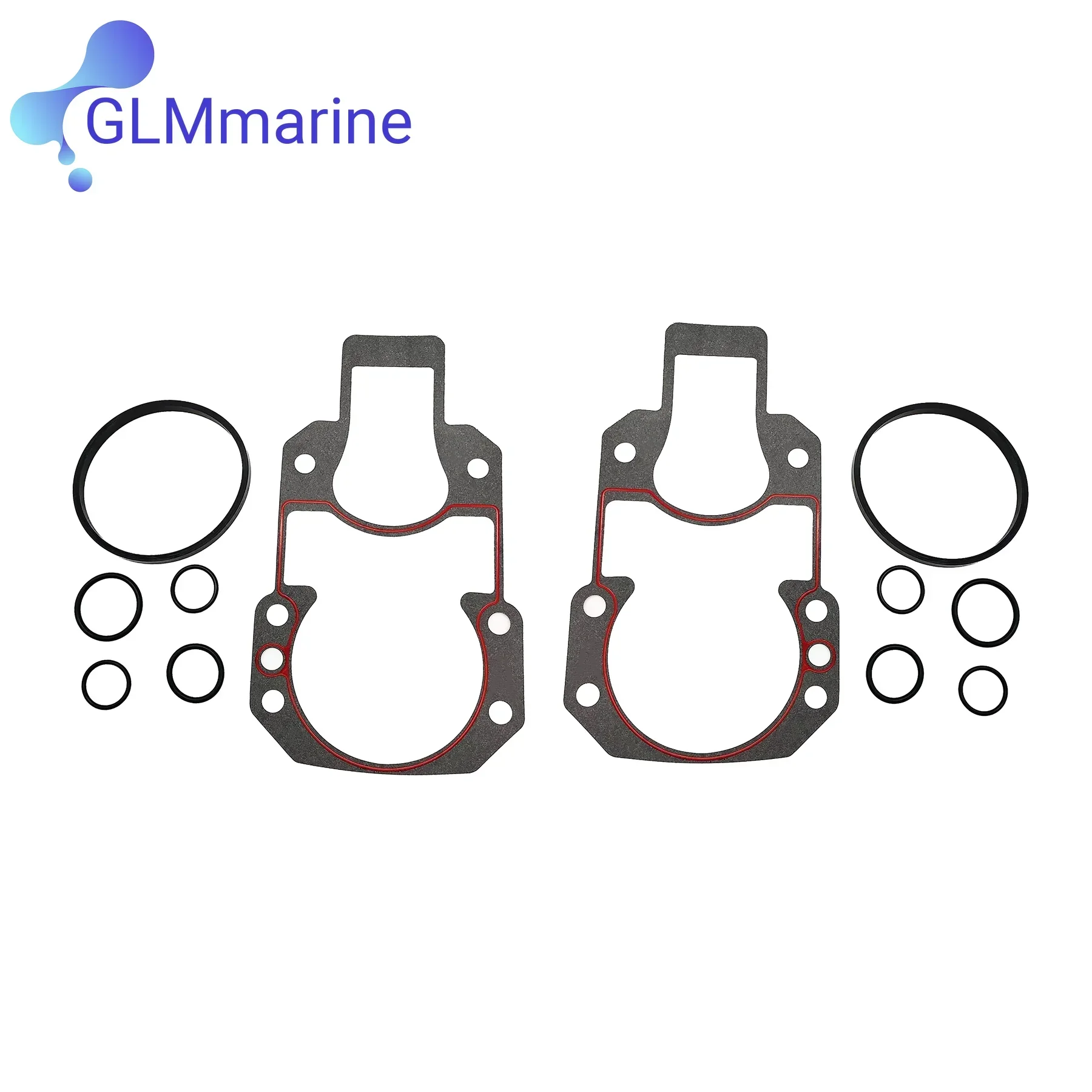 2 Pcs Bell Mount Gasket Set 27-94996Q2 for MerCruiser Alpha 1 2 Outdrive Drive 27-94996A1 27-64818A3 27-949962 18-2619