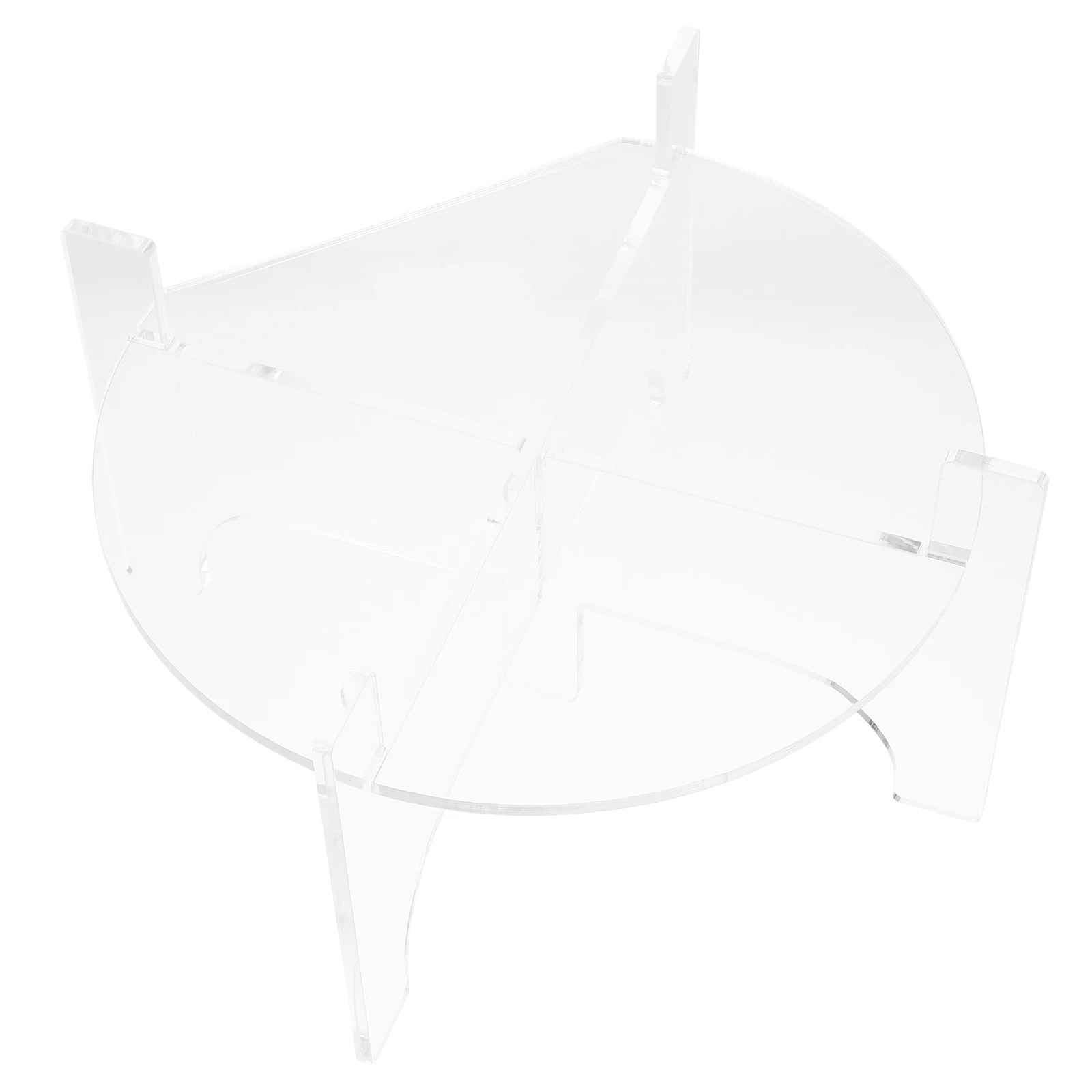 Soporte de acrílico transparente para pastel, expositor redondo de postre, dispensador de bebidas, organizador, soporte resistente transparente para bodas, Baby Showers