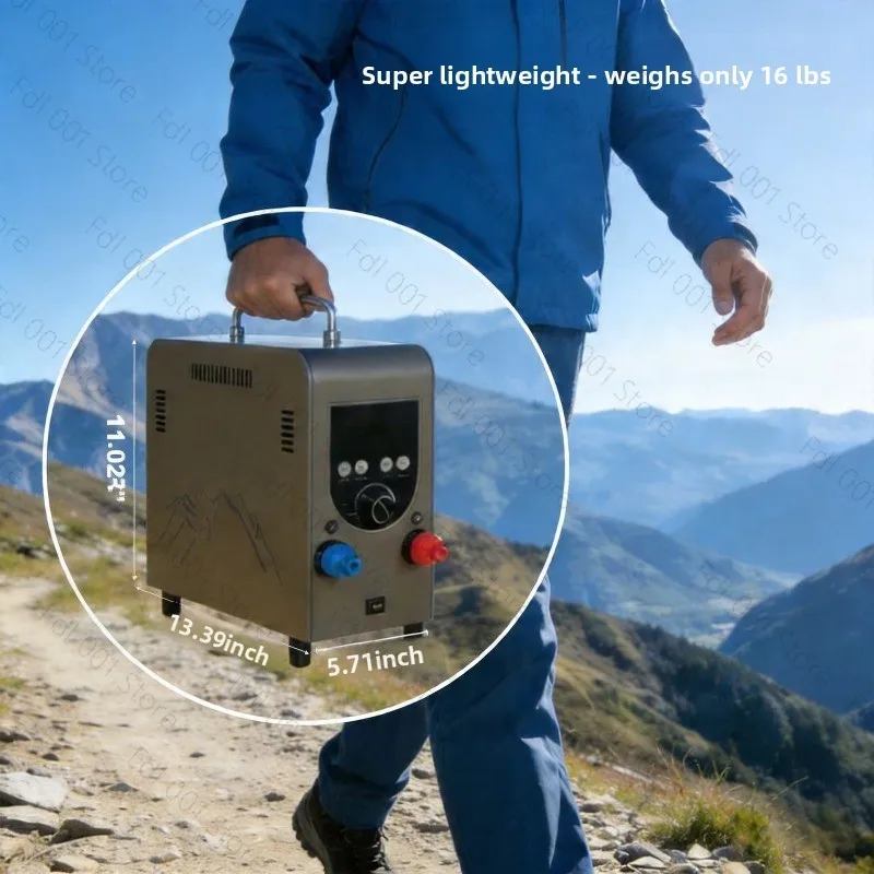 Portable Gas Water Heater 12V for Camping Travel Outdoor Shower