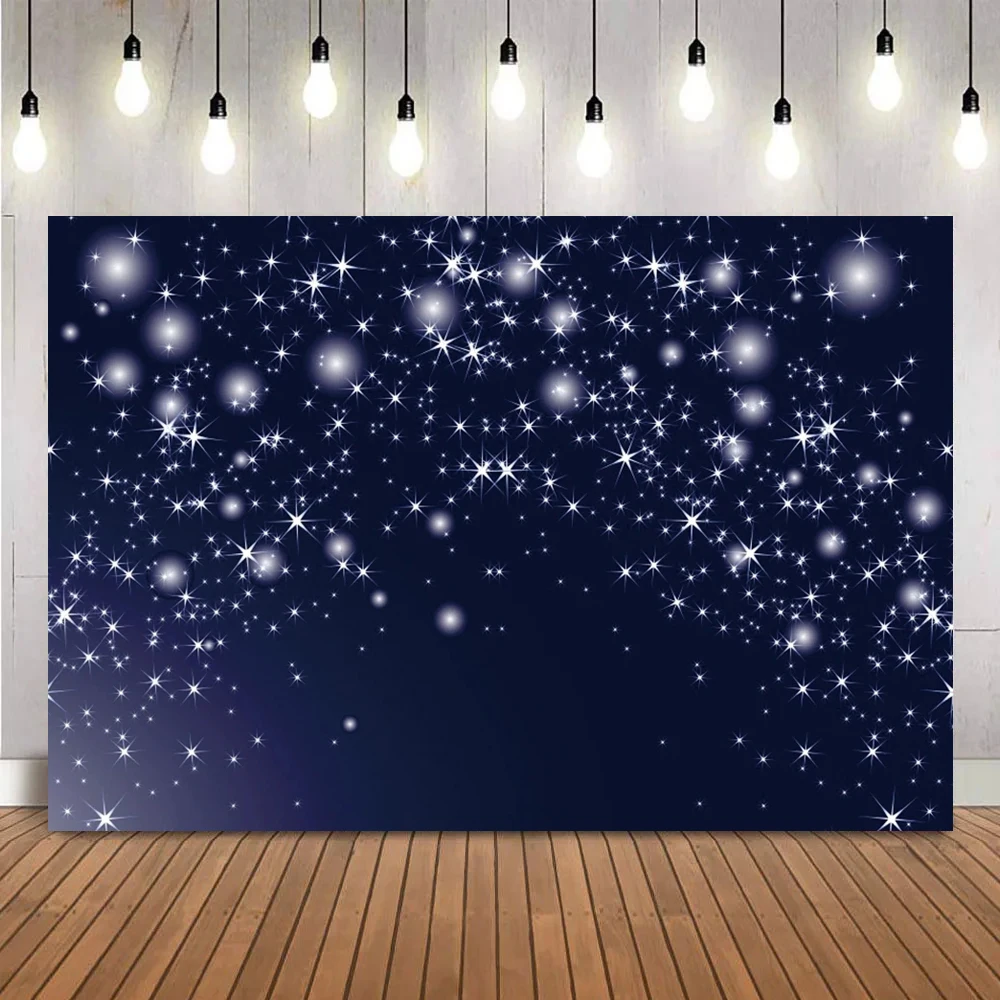 Starry Night Sky birthday bachelorette party backdrop decorations supplies wedding decoration boy or girl banner deco background