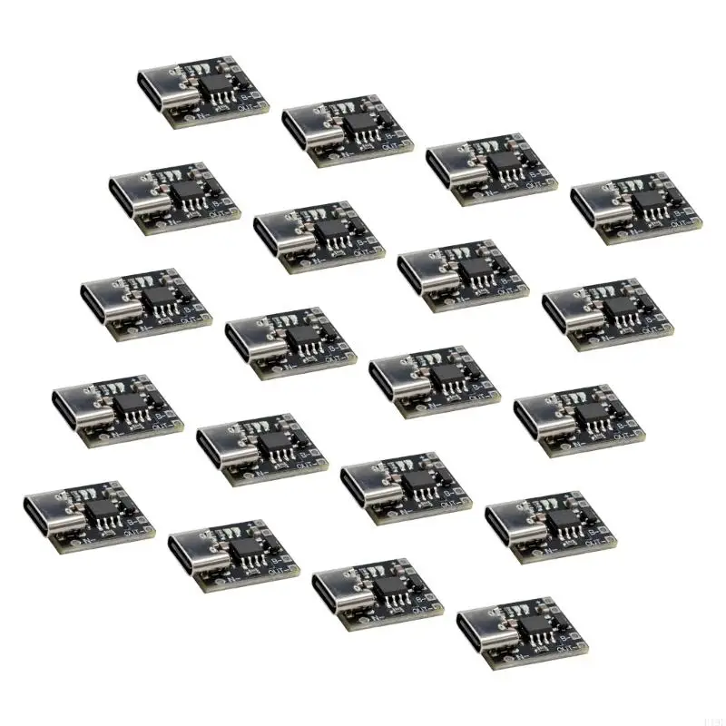 Set of 10pcs/20pcs Small PCB Type C Charging Circuit 3.7V 4.2V Auto Regulation For Robotics And Wearables F19E