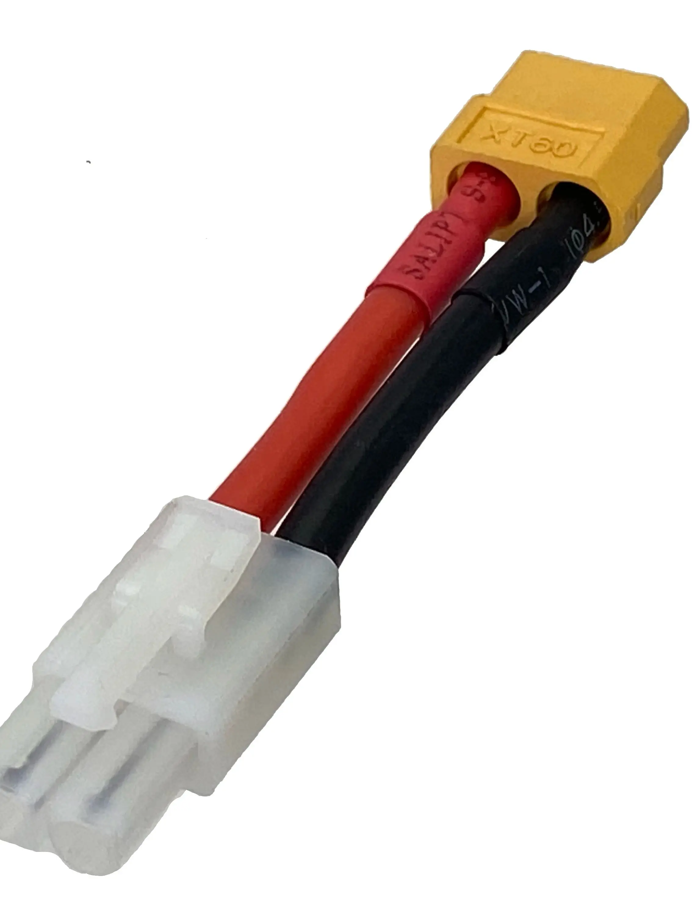 1 szt. żeńskie złącze XT60 XT-60 na męski adapter TAMIYA z przewodem 14awg — zdjęcie 2