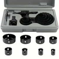 11pcs/set Hole Saw Cutting Set Kit Tools 19-64mm Wood Metal Alloys Circular Round with Case