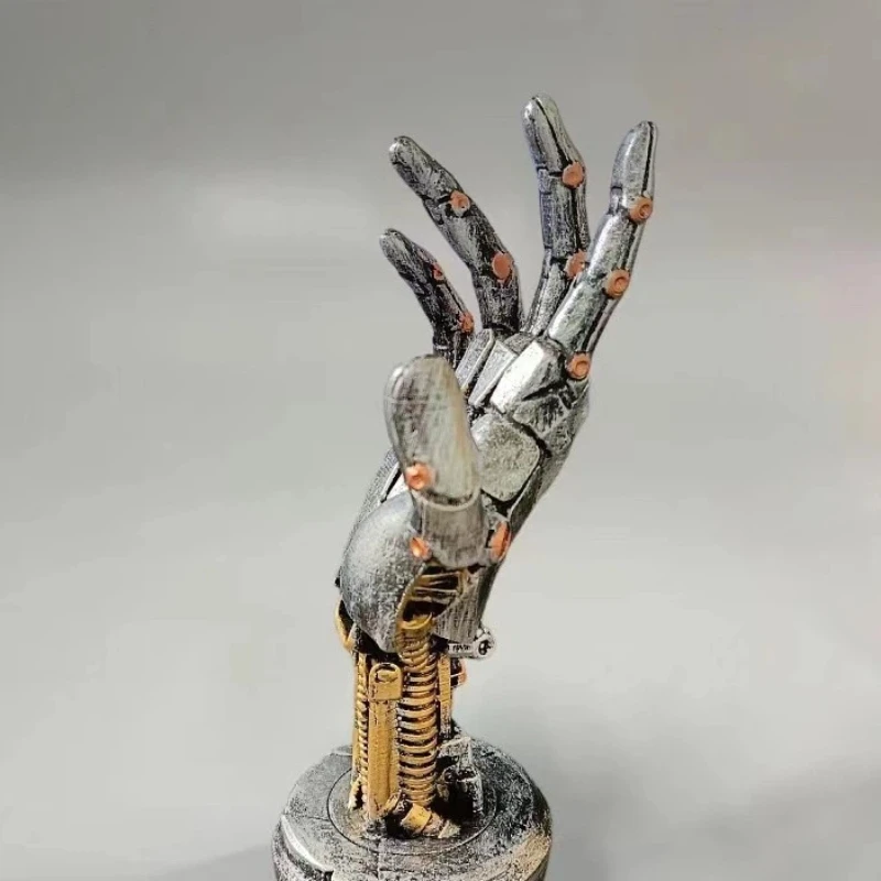حامل وحدة التحكم Cyberpunk جهاز اليد الميكانيكية حامل مكتب الألعاب تخزين الإبداعية الميكانيكية مقلد روبوت النحت اليد