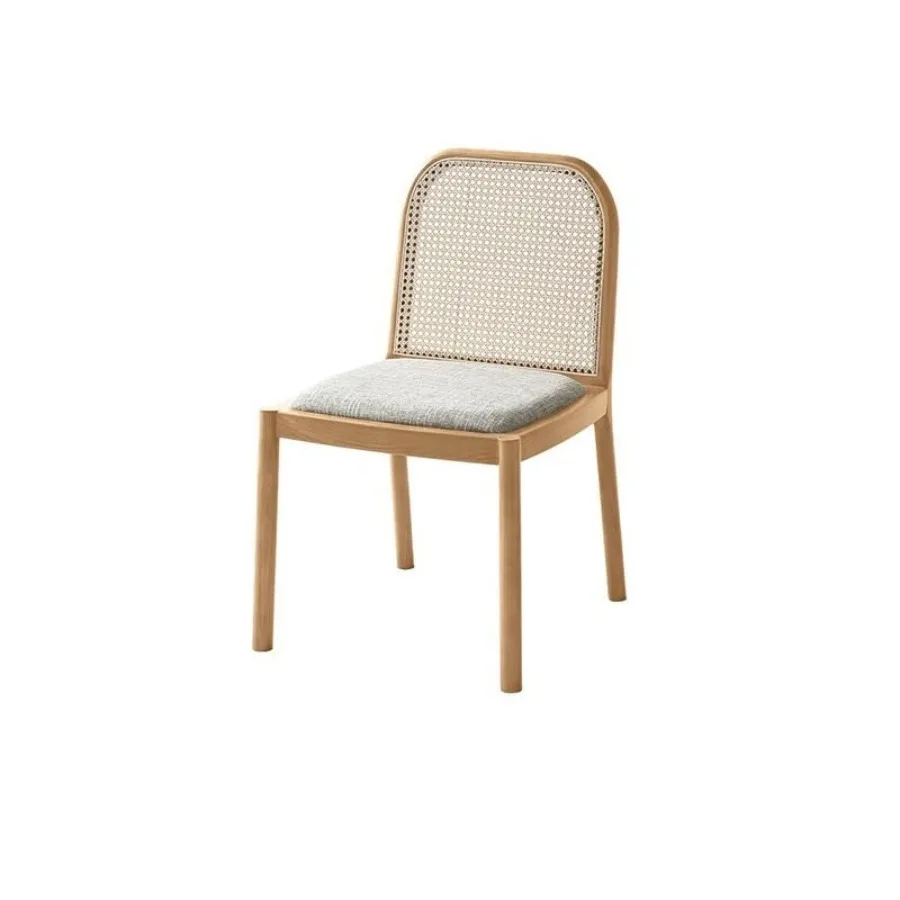 

Office Furniture Wooden Dining Chair Rattan Chair Home Rattan Stool Hotel Bed and Breakfast Backrest Chair Home Office Desk Cha