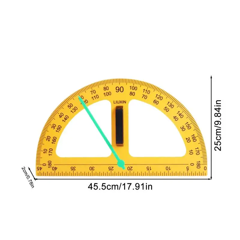 Large Teacher Protractor Large Teaching Protractor Big Digital Design Math Teaching Compass Protractor For Engineer Paiting