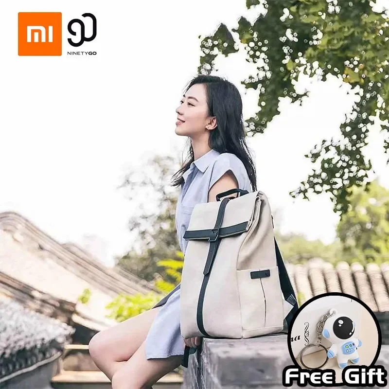 Xiaomi 90FUN Ginder Oxford Casual Backpack Is Sturdy and Durable Capable of Accommodating 15.6-inch Laptops Commuting Travel Bag