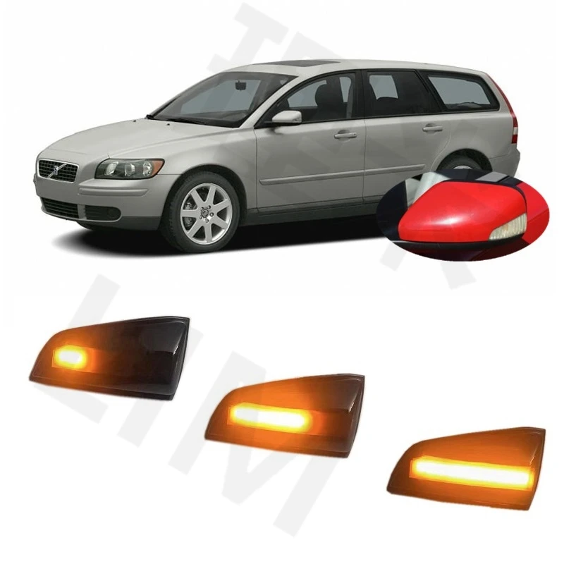 

for Volvo V50 MW 2003 2004 2005 2006 2007 Dynamic LED Blinker Indicator Mirror Turn Light Signal Repeater
