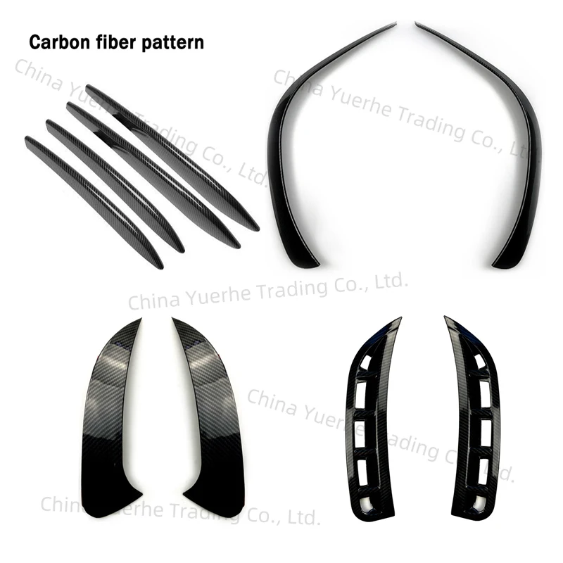 

Front Rear Bumper Spoiler Splitter Side Canard Fin Air Vent Air Inlet Fog Lamp Trim For Mercedes Benz GLE V167 W167 GLE450 350