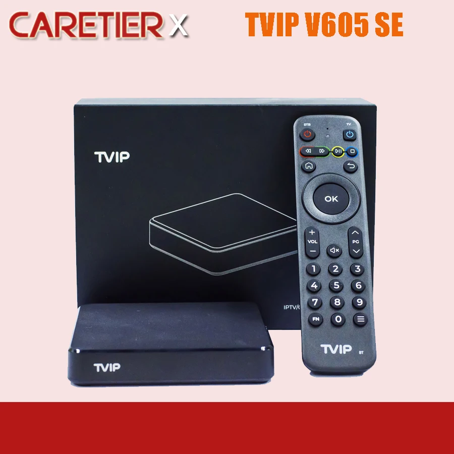 1PC TVIP605 SE  606SE Tv Box Linux System Set Top Box 4K OTT 8GB Media Player Amlogic S905X TVIP S-Box V605 Smart TV Box