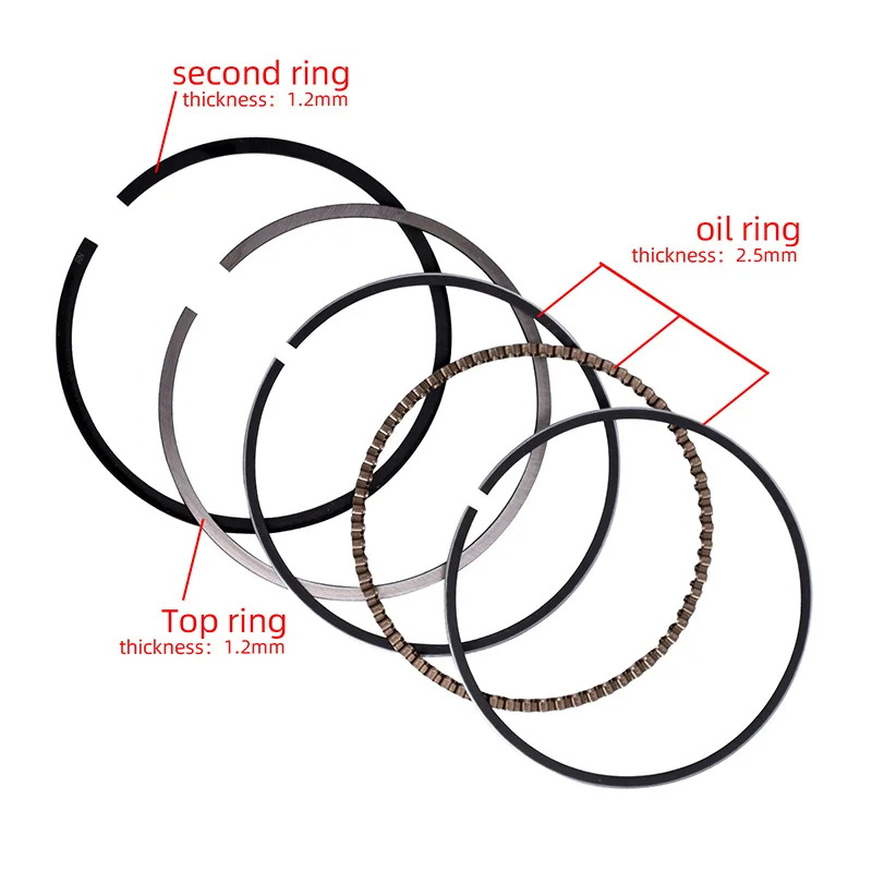 67mm STD 200cc Motorcycle Engine Piston Rings For Yamaha TW200 1989-2018 XT200 1980-1987 XT TW 200 OEM 15A-11605-00-00 TW200G