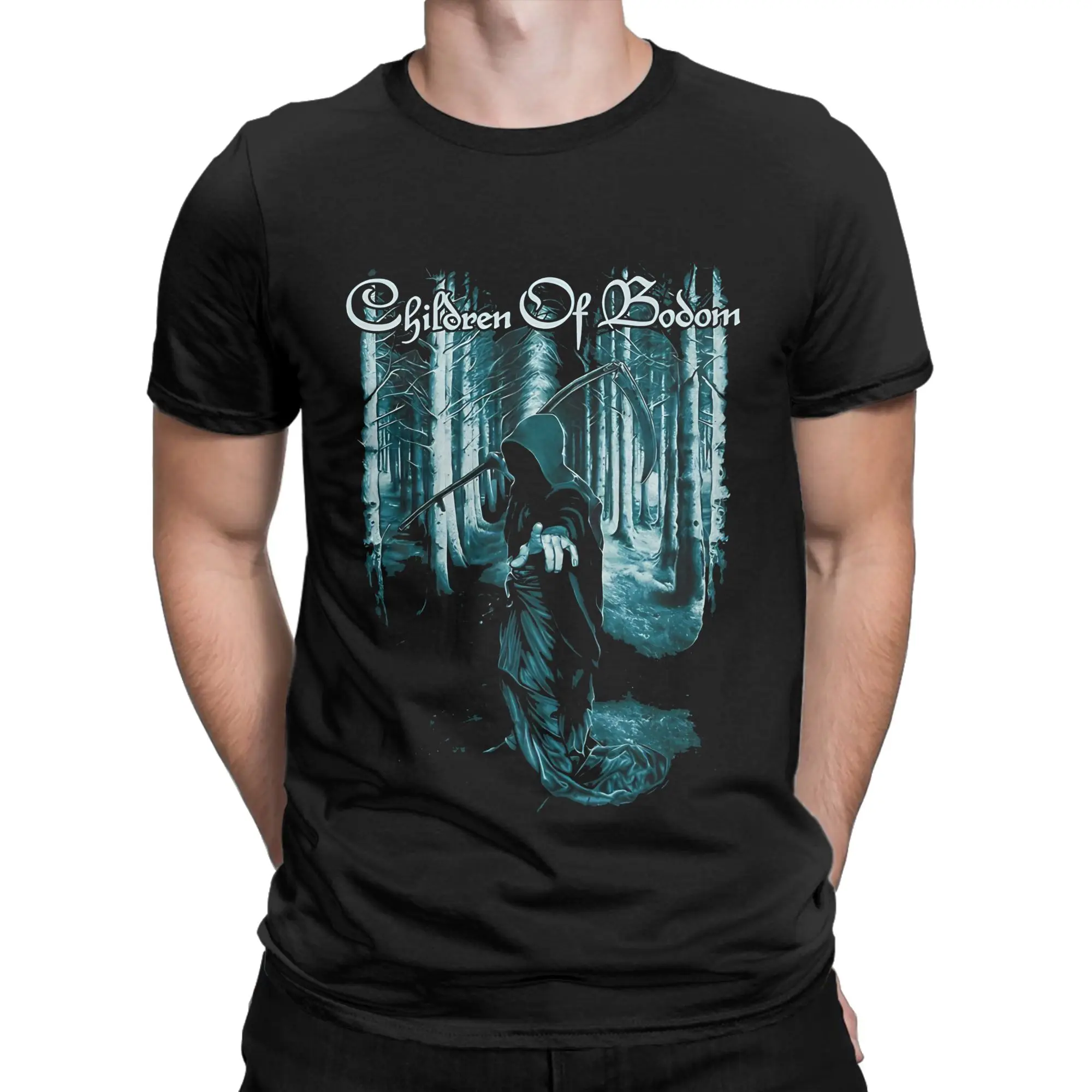 Men Women T Shirt Children Of Bodom T Shirts Harajuku  Summer Tee Shirt Y2K Funny Design 100 Cotton Tops Gift Idea