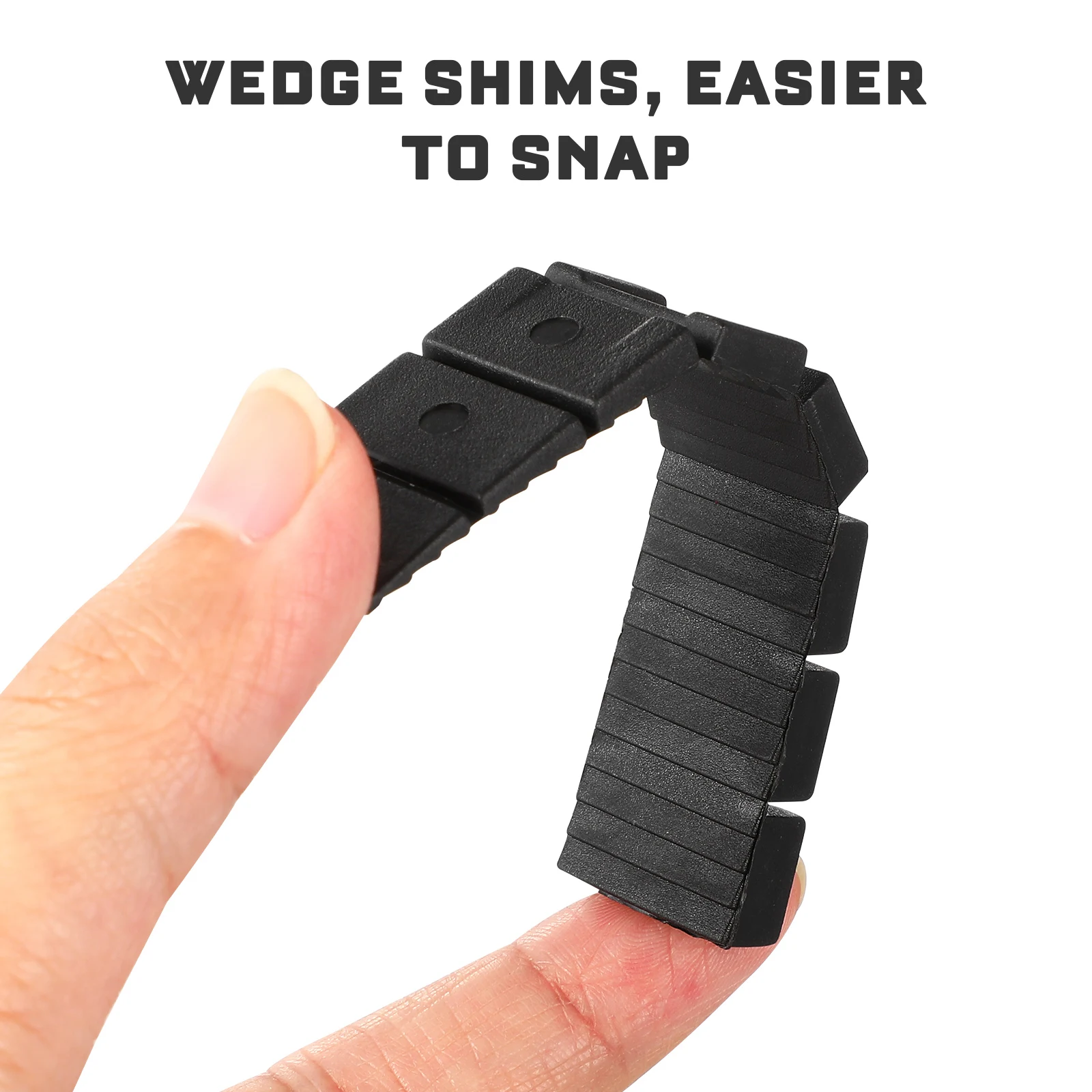 

20Pcs Furniture Leveling Shims Adjustable Plastic Table Wedges Slip-Resistant Floor Protectors for Uneven Floors