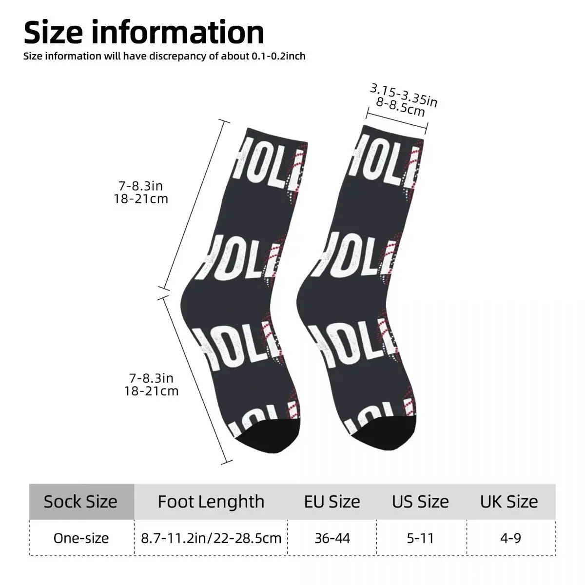 Retro Holle Heren Compressiesokken Unisex Dons Harajuku Naadloze Bedrukte Nieuwigheid Crew Sok