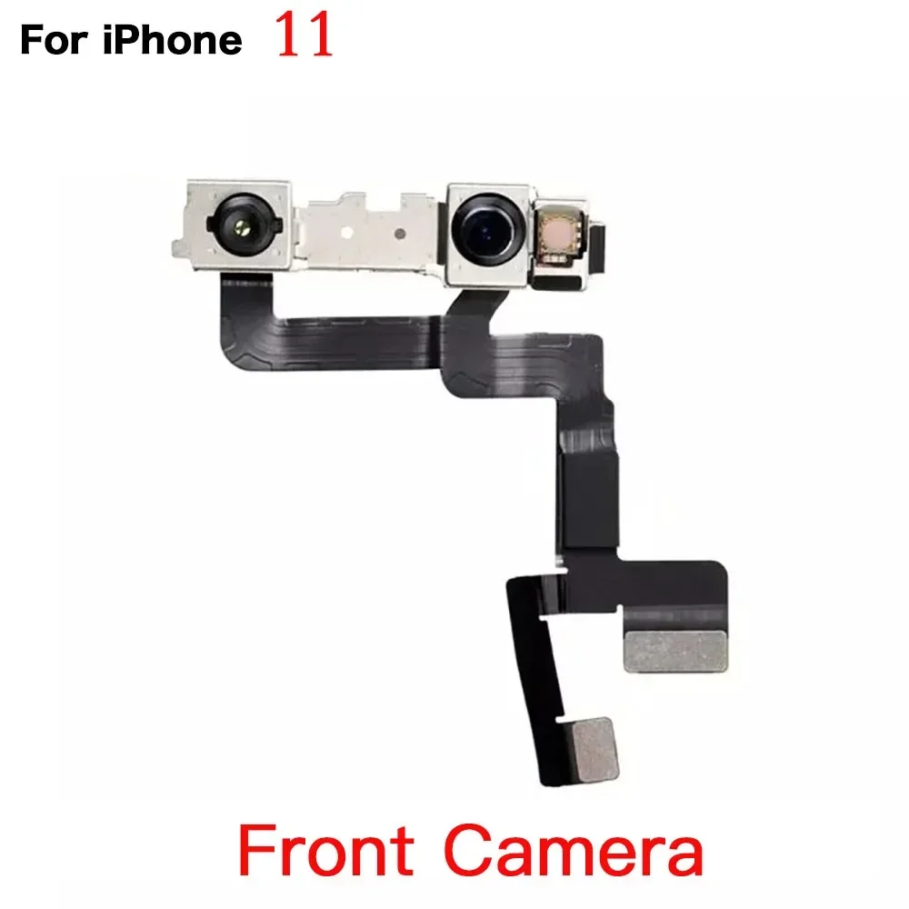 Inner Part For iPhone 11 Front Rear Camera Power Volume Button Charging Port Ear Speaker Flex Cable With Bracket Full Screws