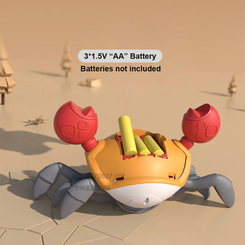 Tańcząca ośmiornica zabawka dla niemowląt pełzająca interaktywna ucieczka ośmiornica chodząca taniec z muzyką automatycznie unikaj przeszkód zabawki