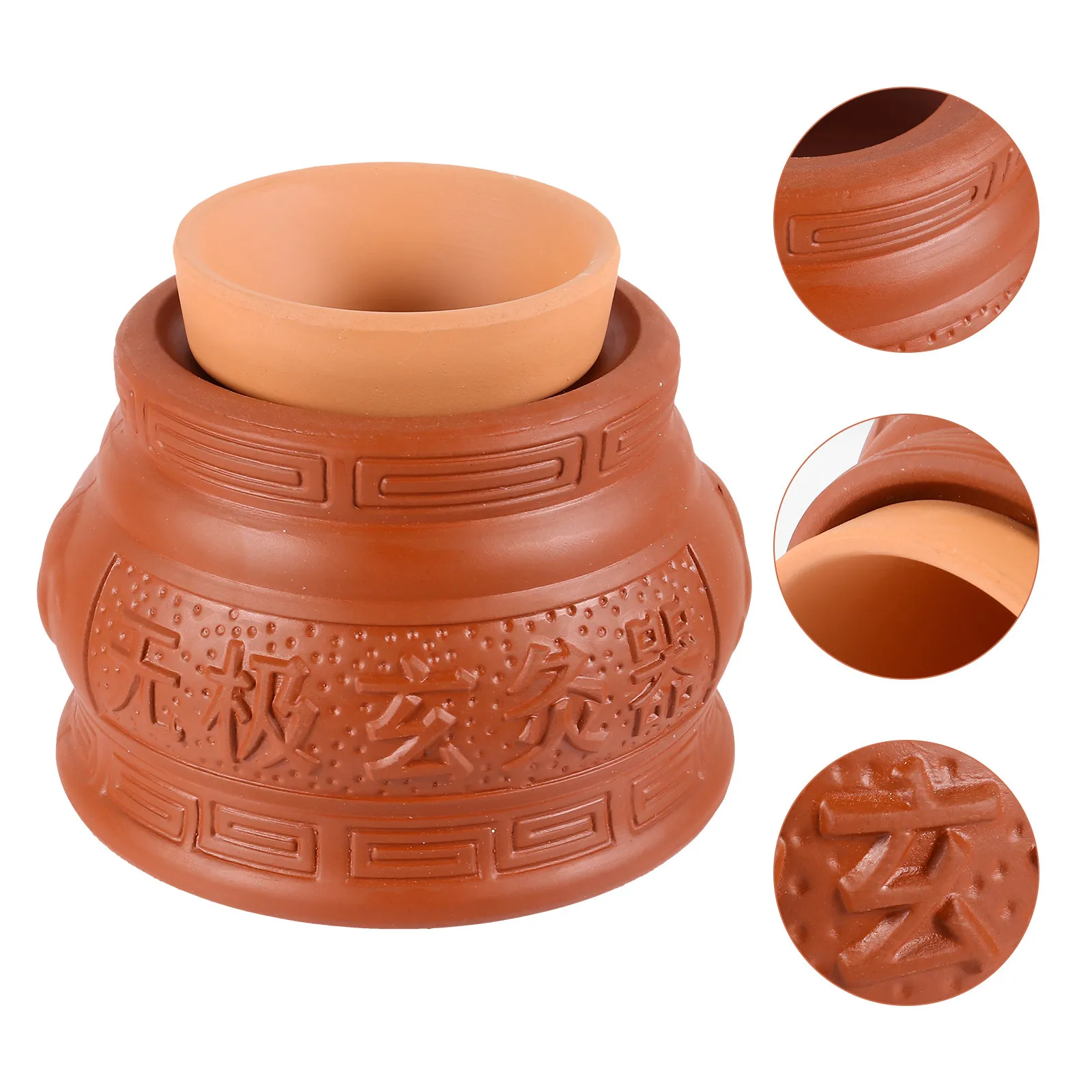 

1 шт. Красный фарфоровый мокса-контейнер: эргономичный портативный дизайн, регулируемая эластичная лента, безопасный домашний инструмент для мокса-массажа для взрослых