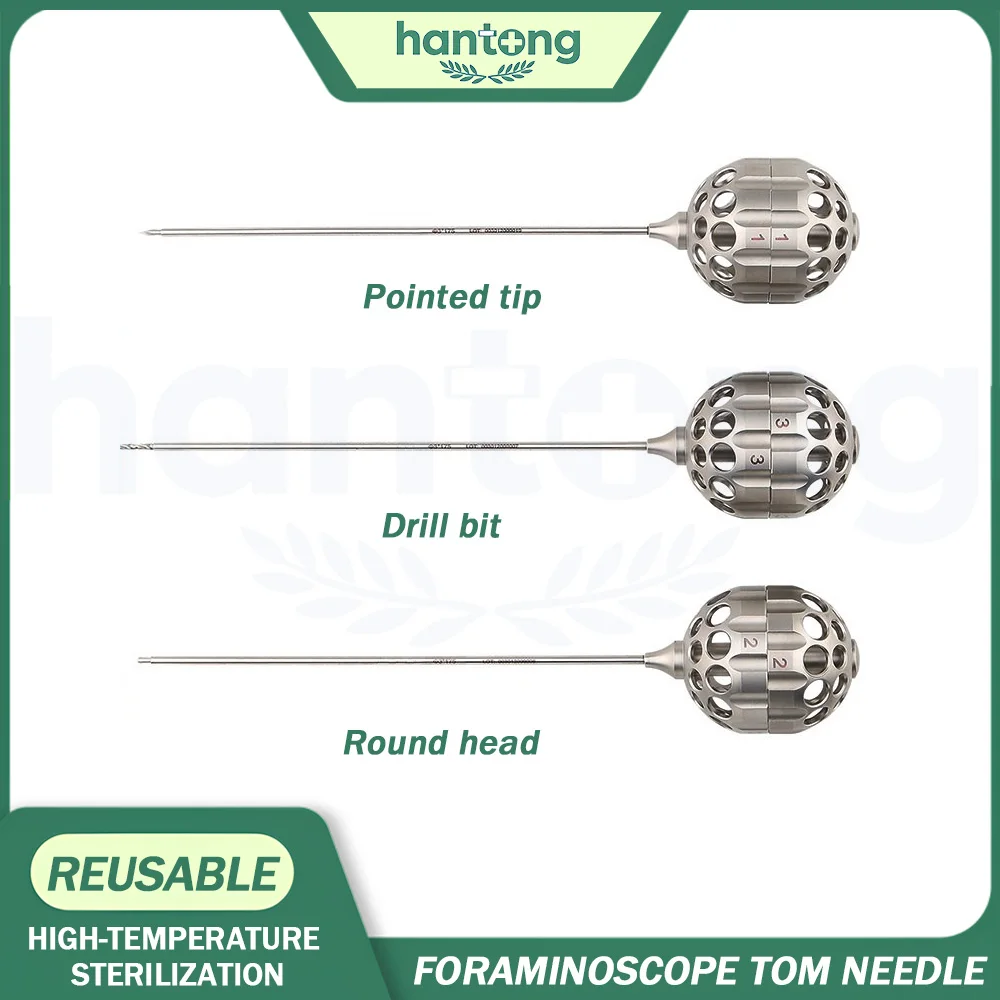 Transforaminal endoscopic instruments Tom needle positioning needle transforaminal endoscopic safety orthopedic drill
