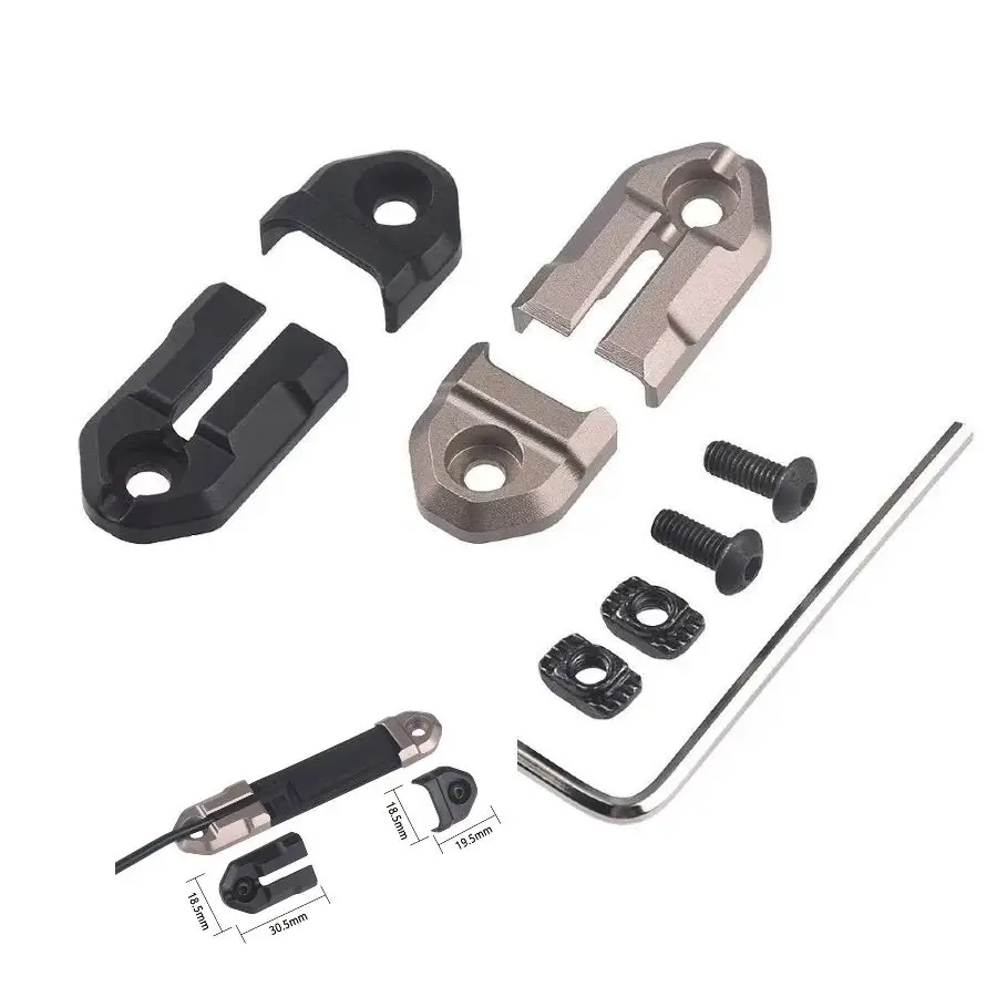 

Tactical flashlight mouse tail switch card slot metal M600 M300 DBAL-A2 mouse tail switch rail universal