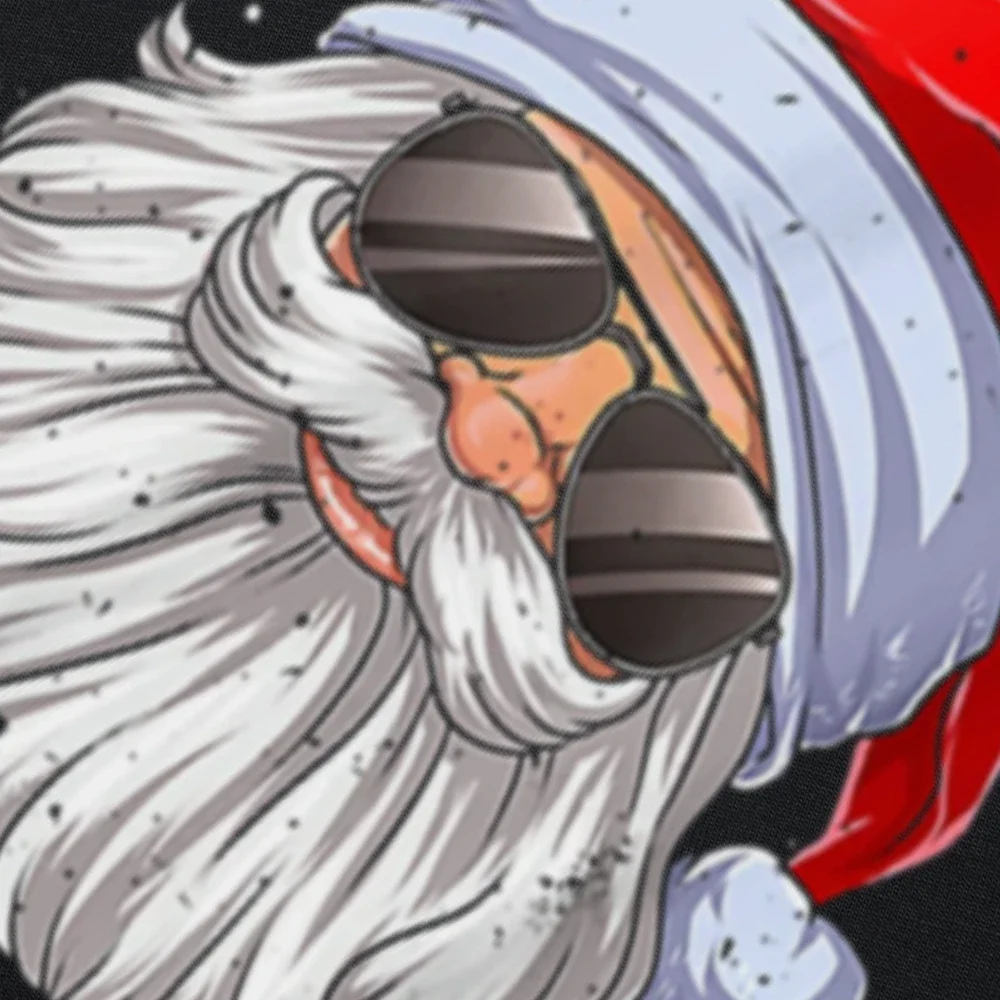 أفعل ذلك ل Hos مضحك غير مناسب عيد الميلاد سانتا الوجه مطبوعة تيشيرت صيفي المرأة Y2k عادية قصيرة الأكمام ملابس علوية #2