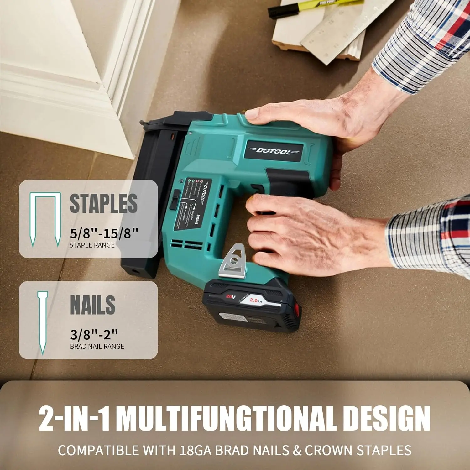 Battery-Powered Cordless Nail - огляд і ціна Home Improvement Brad