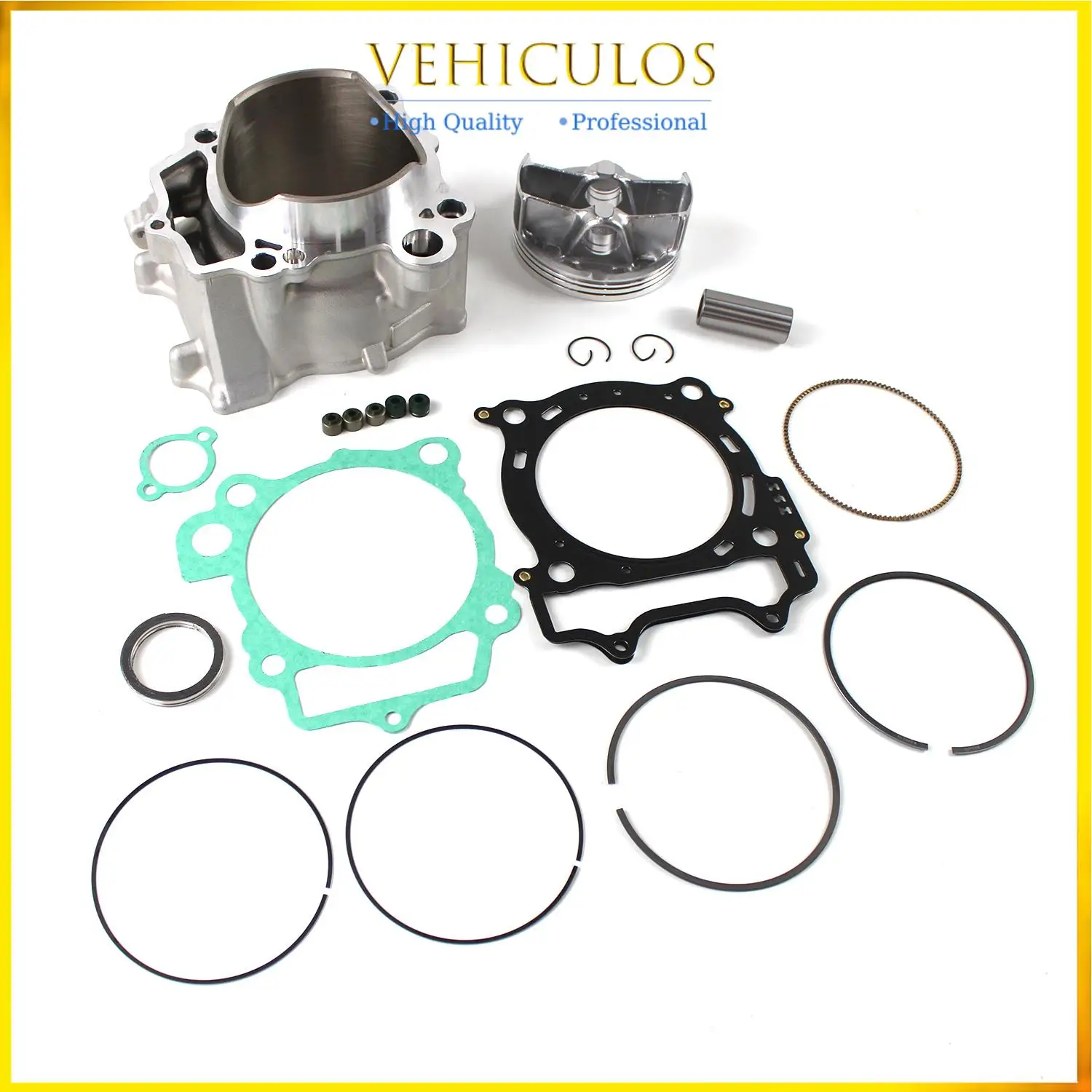 

2S2-11311-11-00 YFZ450 Cylinder Piston Top End Gasket Kit for Yamaha YFZ450R 2009-2011 YFZ450X 2010-11 YZ450F 2006-11 WR450F