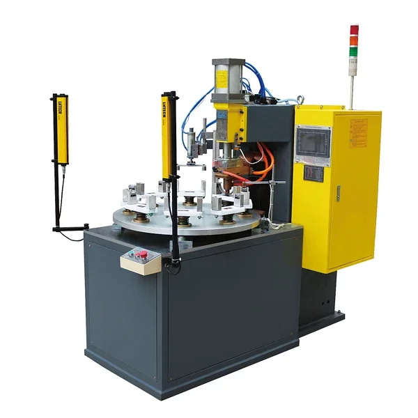 Hwashi 8-station Rotary Table Type Nut Pipe Clamp Customized Spot Welding Machine