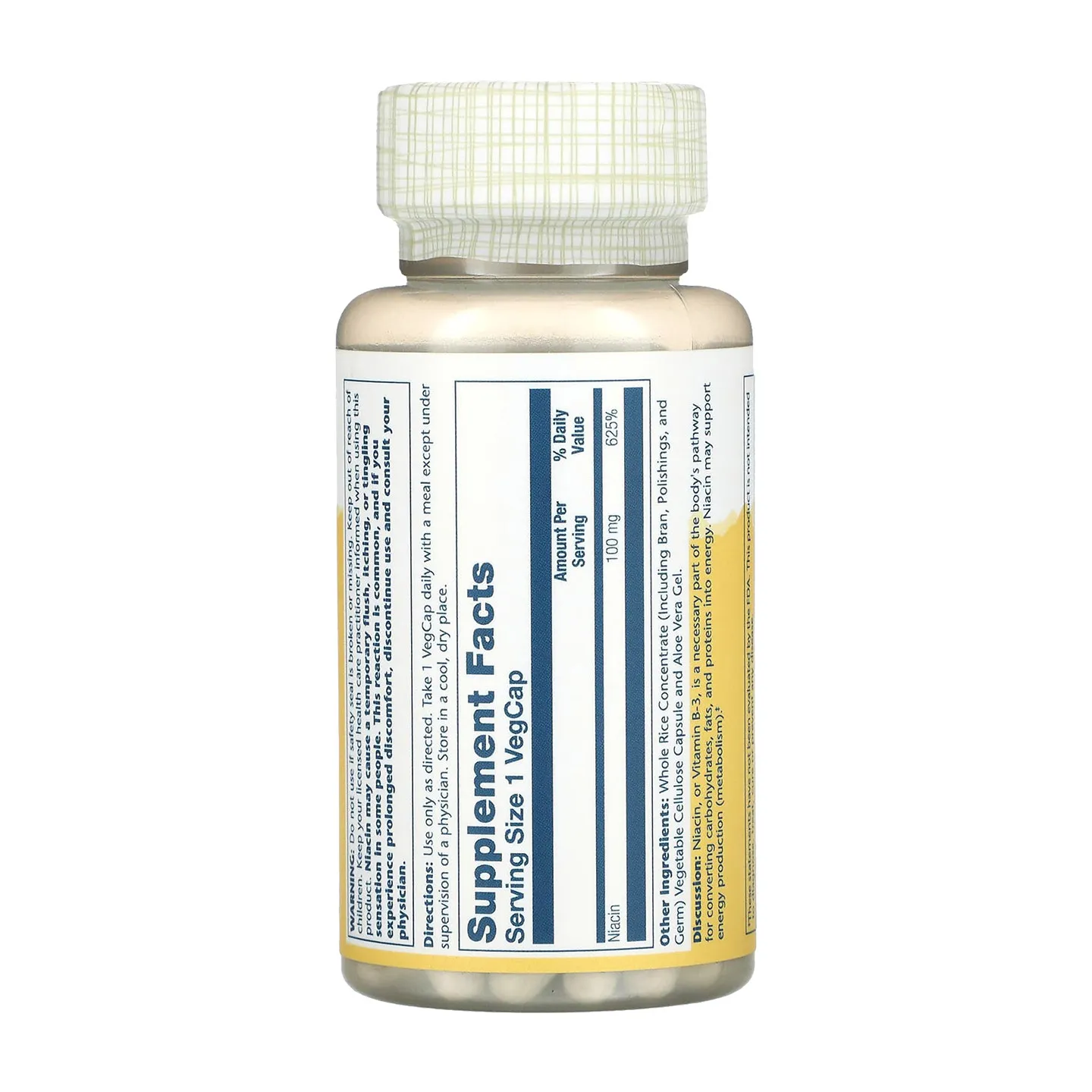 Niacin  Capsules - Essential B Vitamin Supplement for Skincare Health and Energy Support