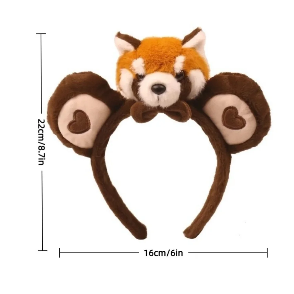 Ikat Rambut Lucu Ringan Ikat Rambut Boneka Rakun yang Dapat Disesuaikan Anti Selip untuk Cosplay