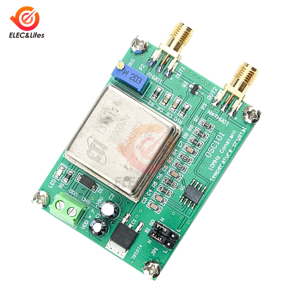 

OCXO 10MHz 20M 30M 80M Frequency Reference Crystal Oscillator Clock Calibrator Multiplication Temperature Signal Module