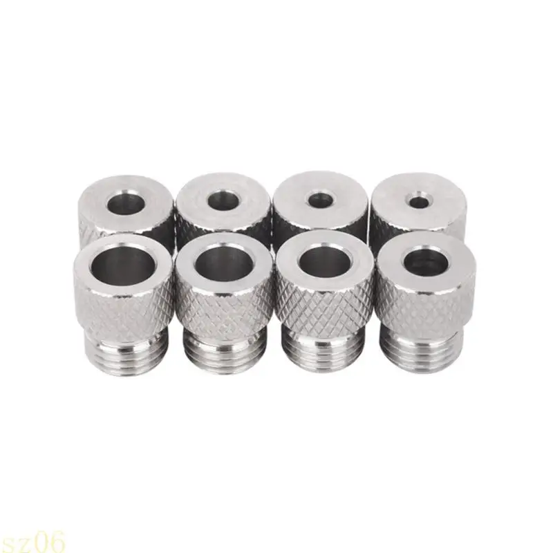 Professional Drill Guide Bushings with Precise Sizes Knurled Surfaces for Enhanced Stability Drill Sleeve Drilling Accessories
