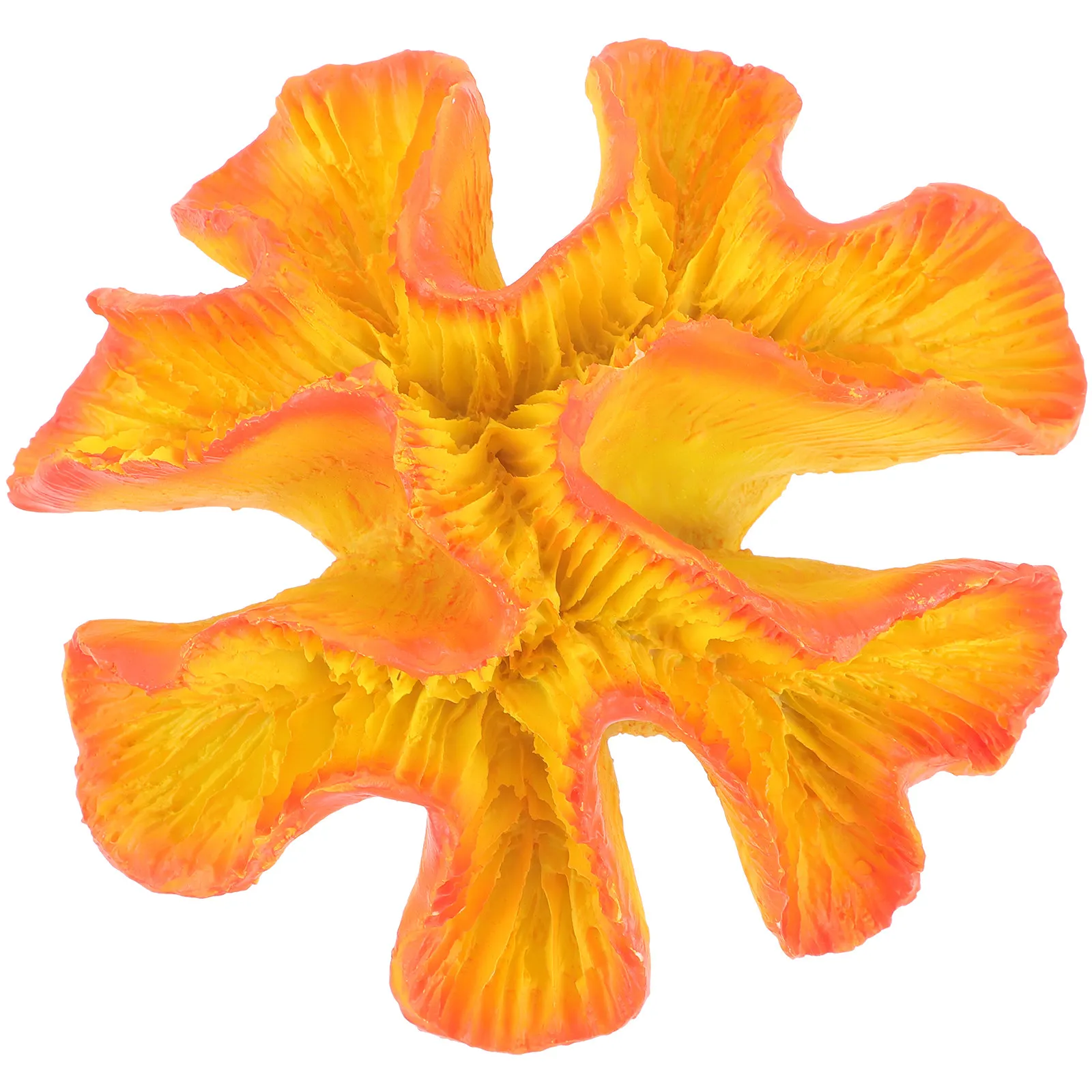 Simulated Coral Reef Ornament for Aquarium Fish Tank Decor Resin Artificial Coral Landscape Enhancement Natural Look Stable Base
