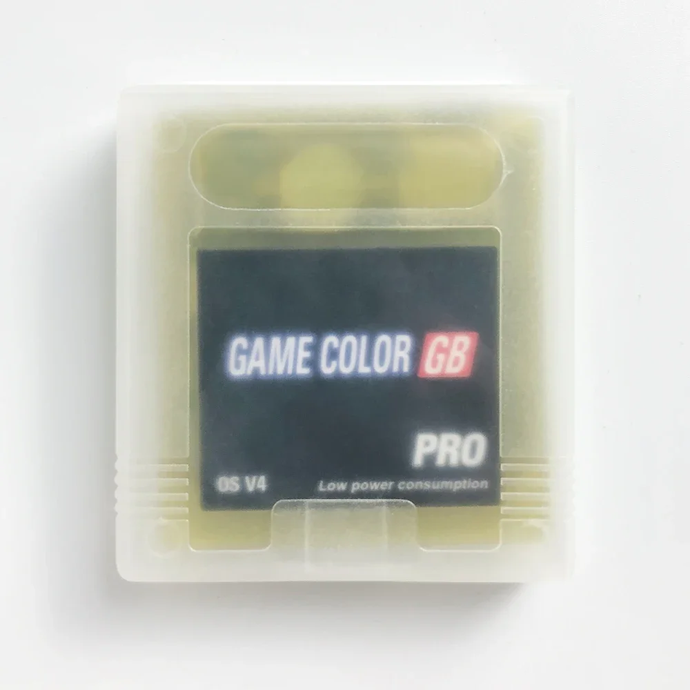 GB GBC Flash-Kartusche Kompatibel mit Game Boy, Game Boy Color und Game Boy Advance 8GB Micro-SD-Karte Menü-Rückkehr-Taste