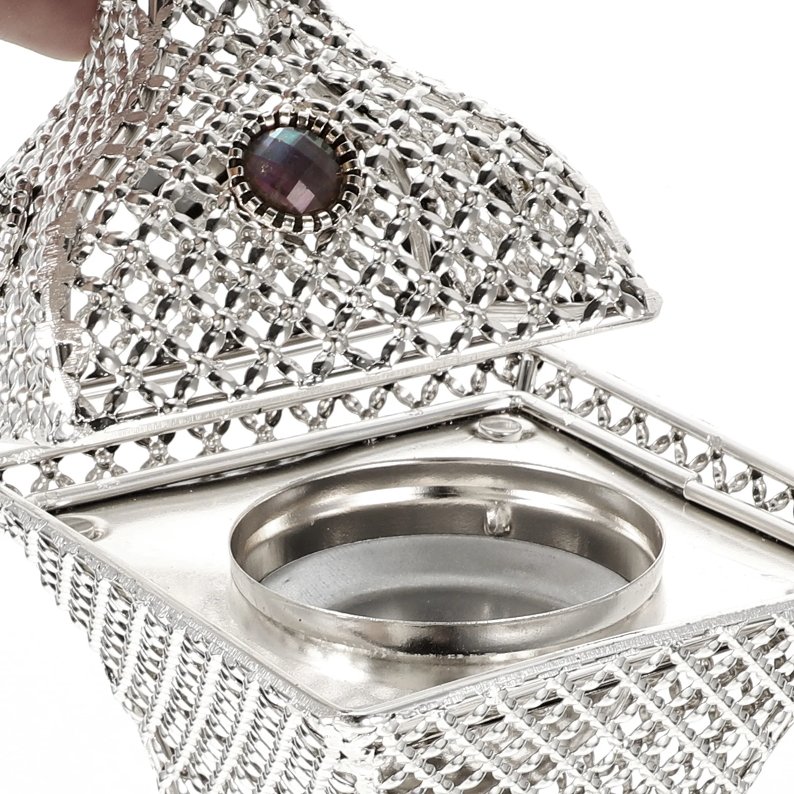 

Vintage Electric Metal Bakhoor Plug-In Stove Iron Art Burner Incense Holder Household Decorative Incense